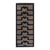 Vintage Turkish Oushak Rug Handwoven 86x211 cm