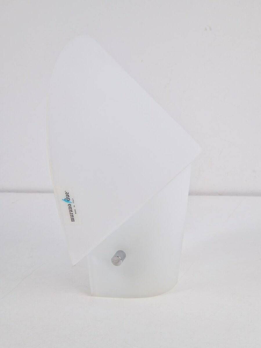 Vintage Glass Pinna Wall Lamp by Federico Codato for Murano Due, Italy, 1990s