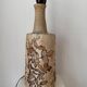 Vintage stoneware table lamp by Bodil Marie Nielsen, 1970s
