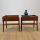 Paire de tables de chevet en teck danois, années 1960