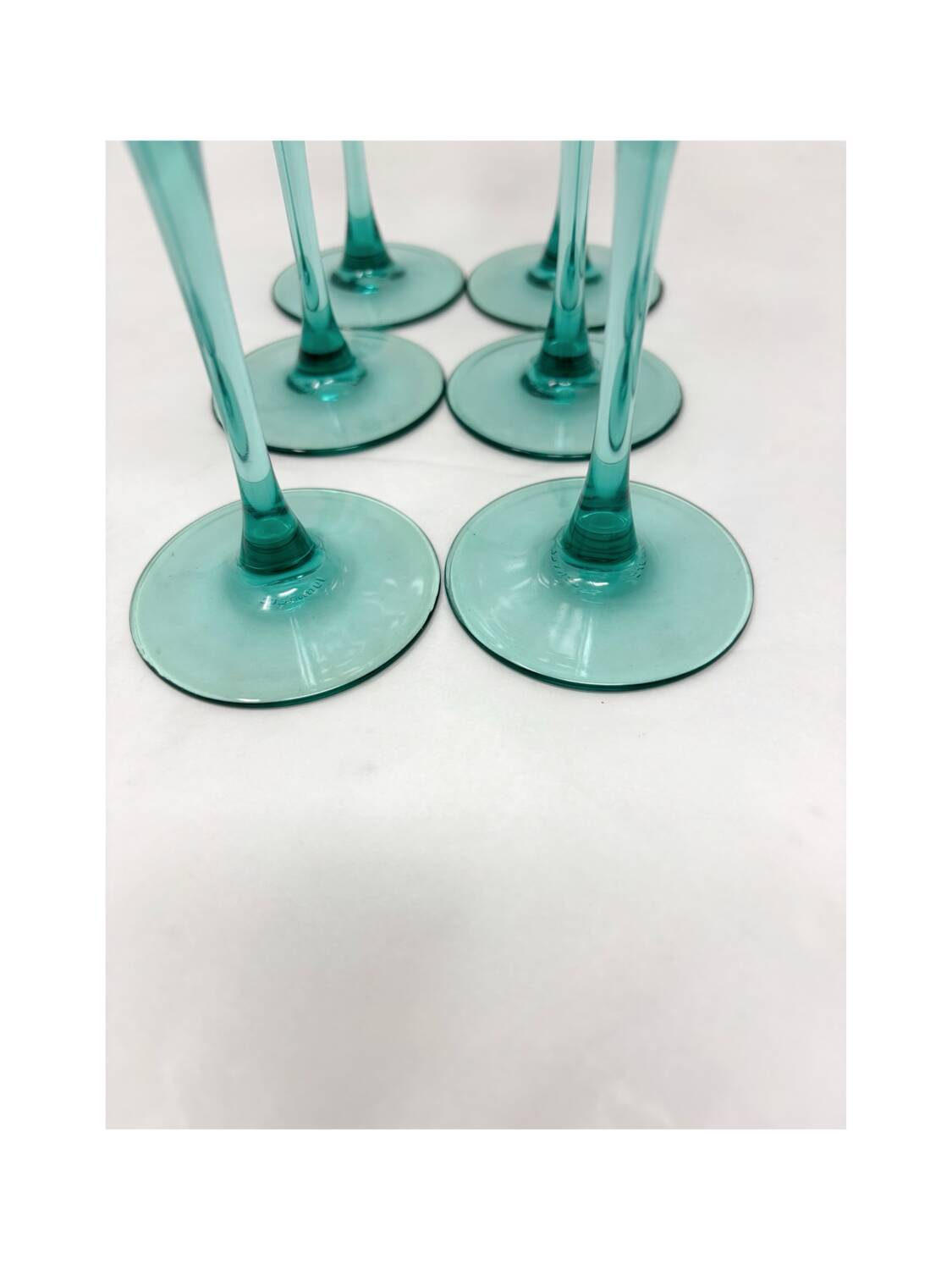 6 Luminarc champagne flutes