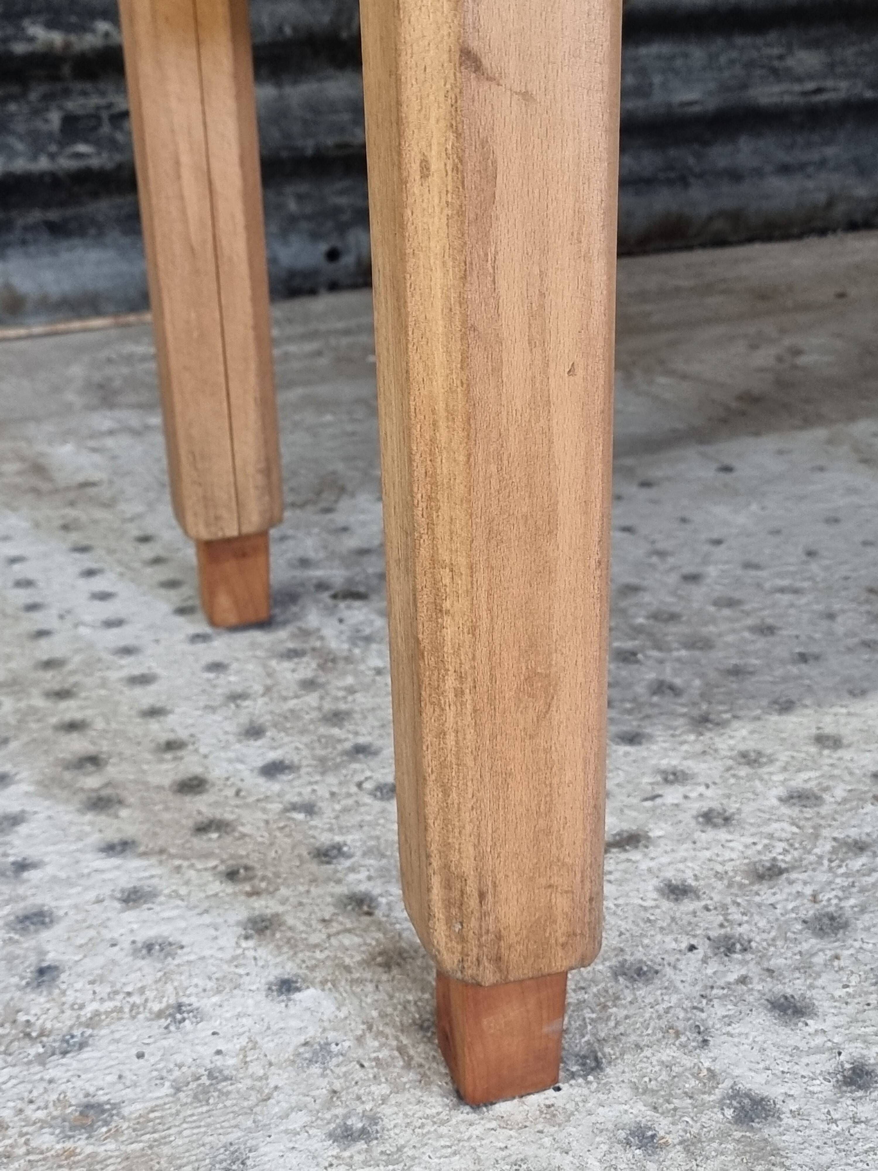 Vintage chopping block butcher table kitchen island