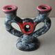 Candleholder, ceramic Vallauris, vintage