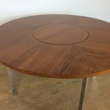 Table à manger en bois de rose du milieu du siècle par Merrow Associates