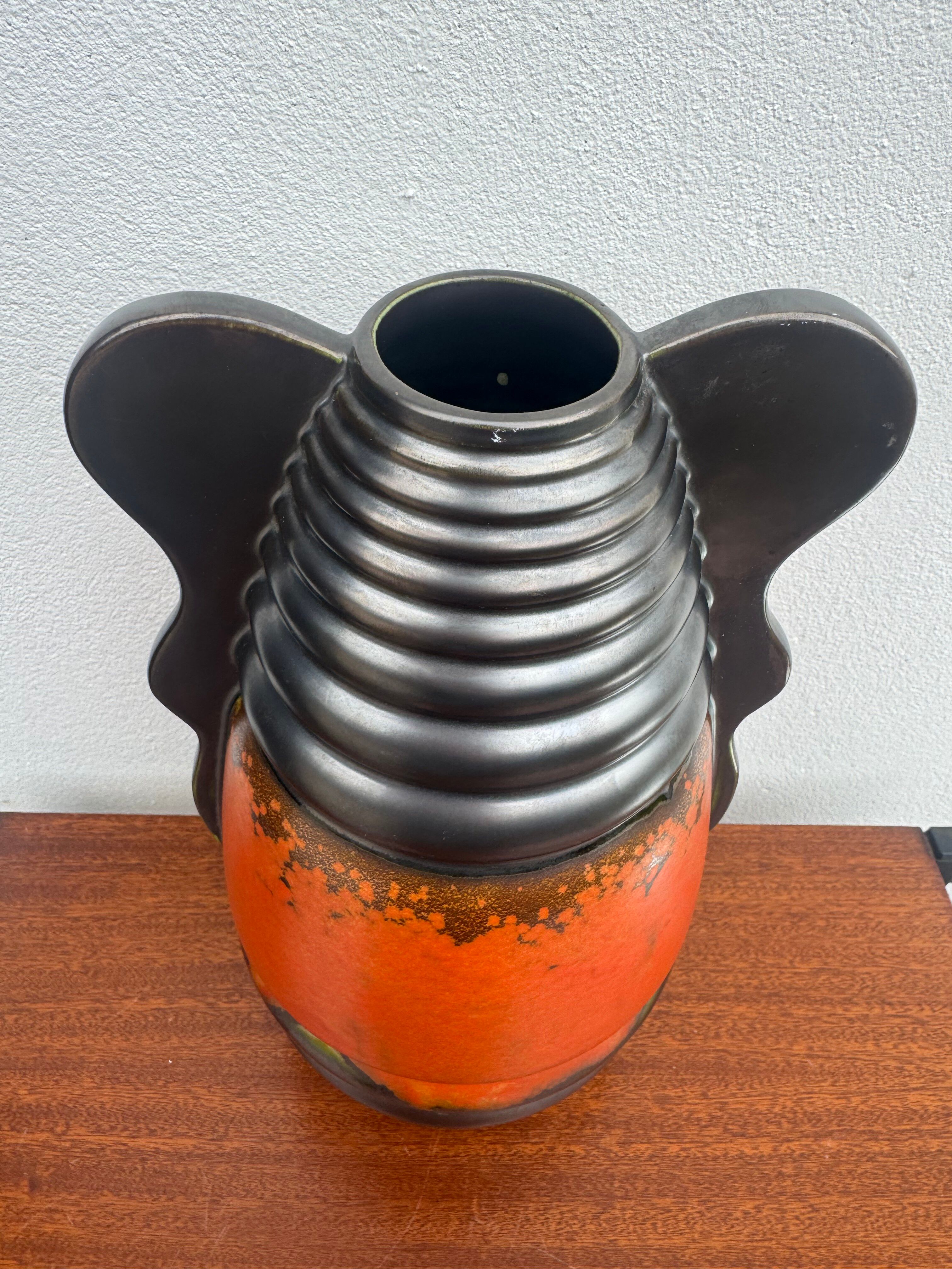 Art Deco ceramic vase Fives Lille