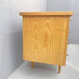 Bureau en hêtre, Tchécoslovaquie 1970