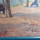 Watercolor signed g deplanche (1875-1945)