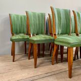 Set of 10 vintage chairs