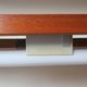 Pair of teak shelves with wall lights, Denmark 1960s