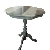 Guéridon en bois patiné à l'ancienne