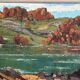 Swedish Oil On Canvas – “River View” By Tage Törngren