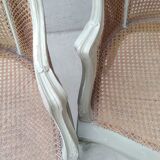 Salon Louis XV with double patinated cannage