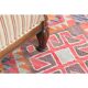 1970s Turkish Oushak Handmade Wool Cotton Pink Runner Rug 98x315