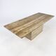 Vintage Italian Travertine Coffee Table, 1970s