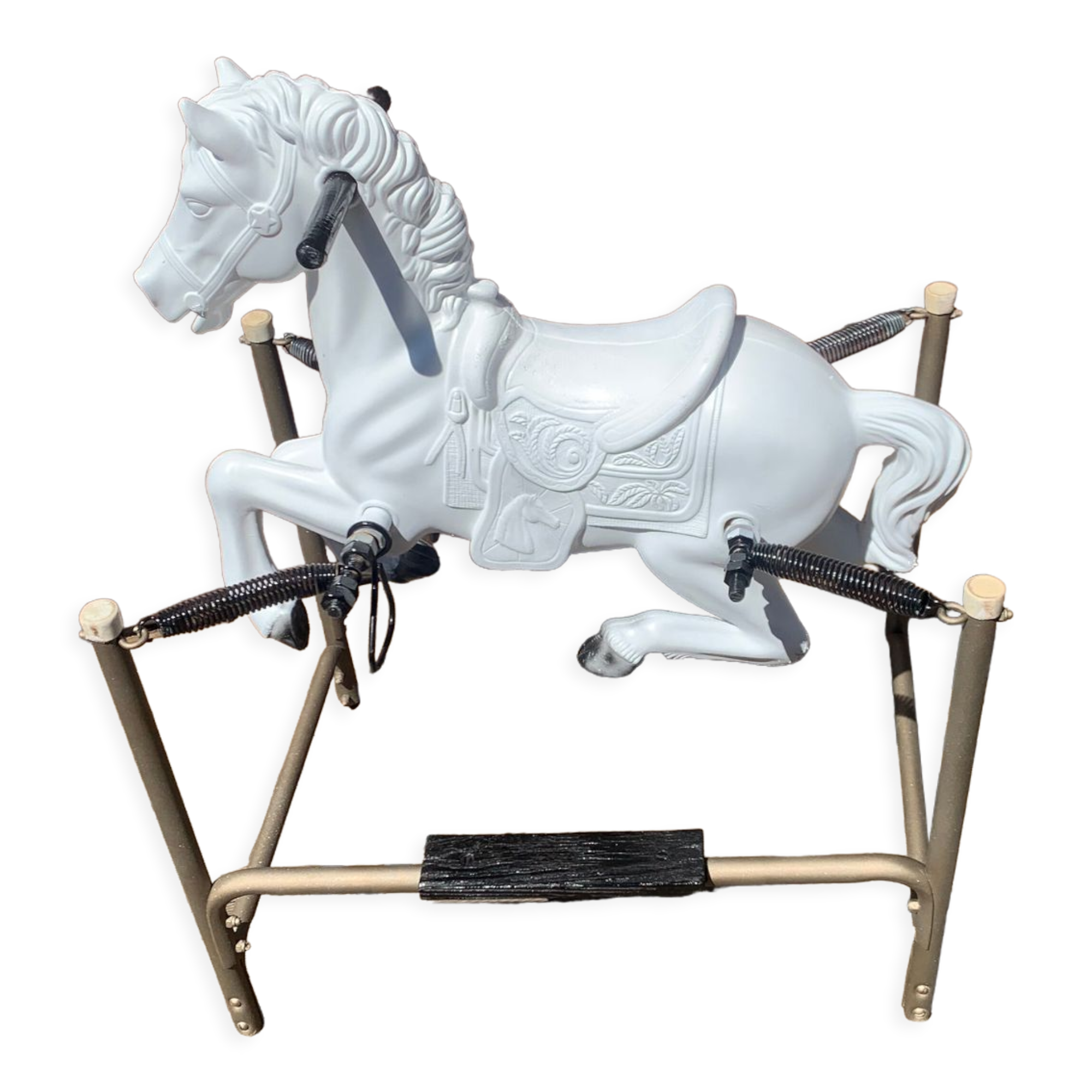 Horse carousel with ressors, 50s