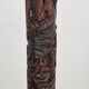 Art Deco Asian Style Carved Wood Floor Lamp, 1930s