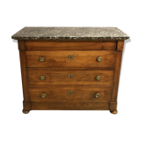 Chest of drawer restoration XIXth Walnut