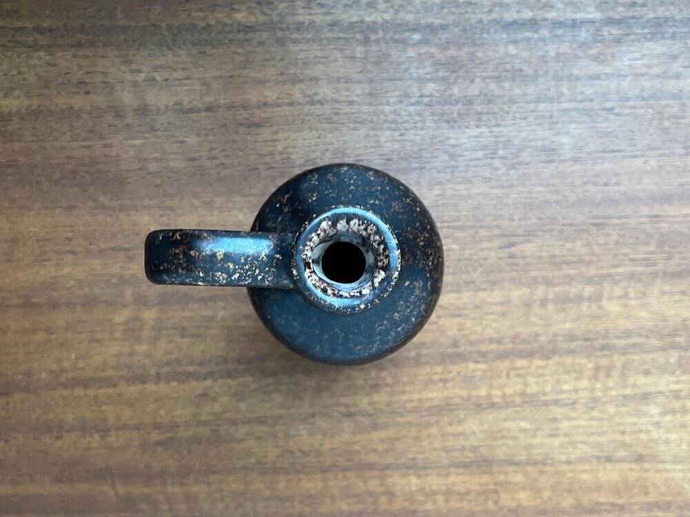 Mid-century ceramic carafe vase by Bastian le Pemp for Kemper / Quimper France, 1960s.