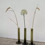 Green glass soliflores