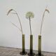 Green glass soliflores