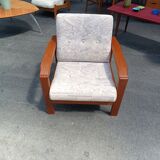 Scandinavian armchair solid teak 60s