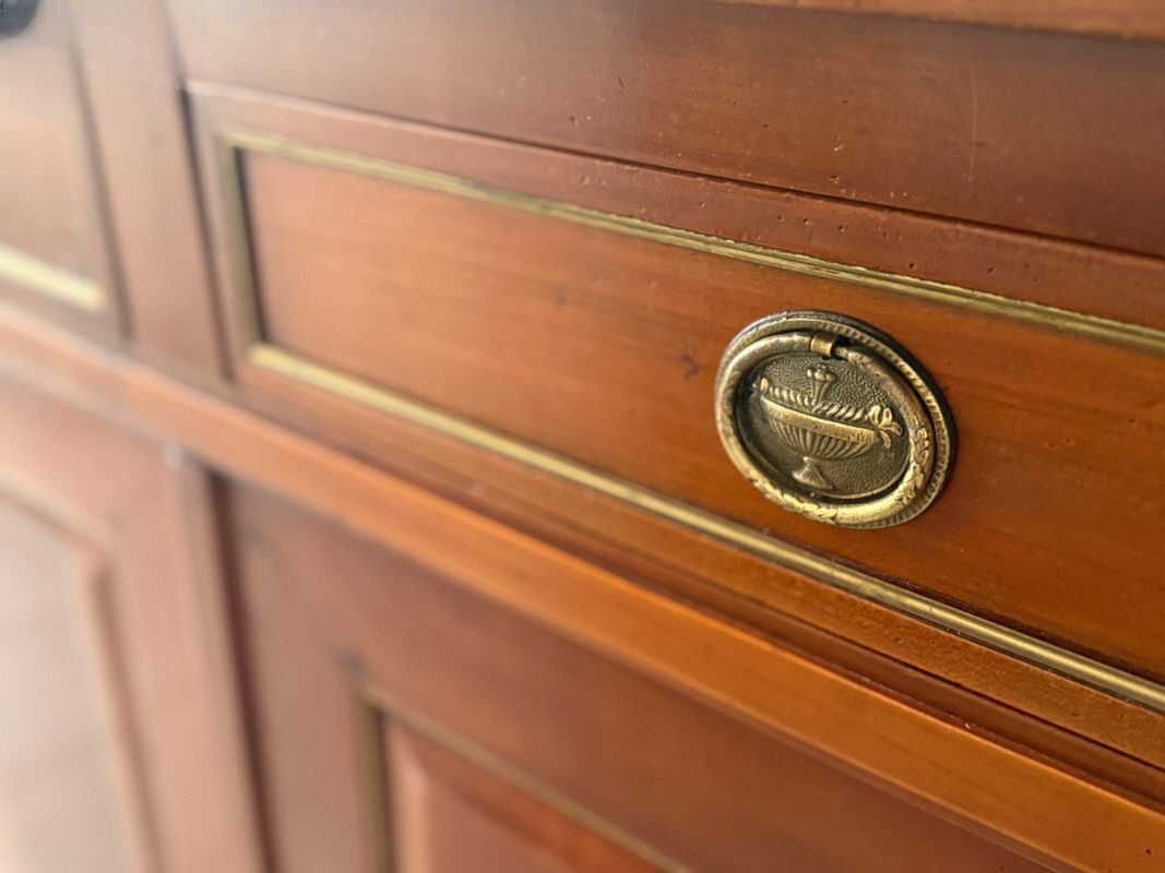 Louis XVI cherry wood sideboard