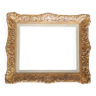 Old frame in wood and gilded stucco 27 x 35