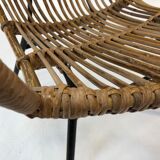 Rattan chair by Rohe Noordwolde, 1960