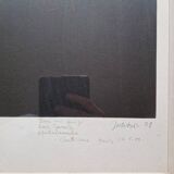 Antonio Andivero (1934-2017) - Colour lithograph - The Visit - 15/75