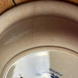 5 large serving plates, French production