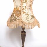 Pied de lampe bronze cannelé