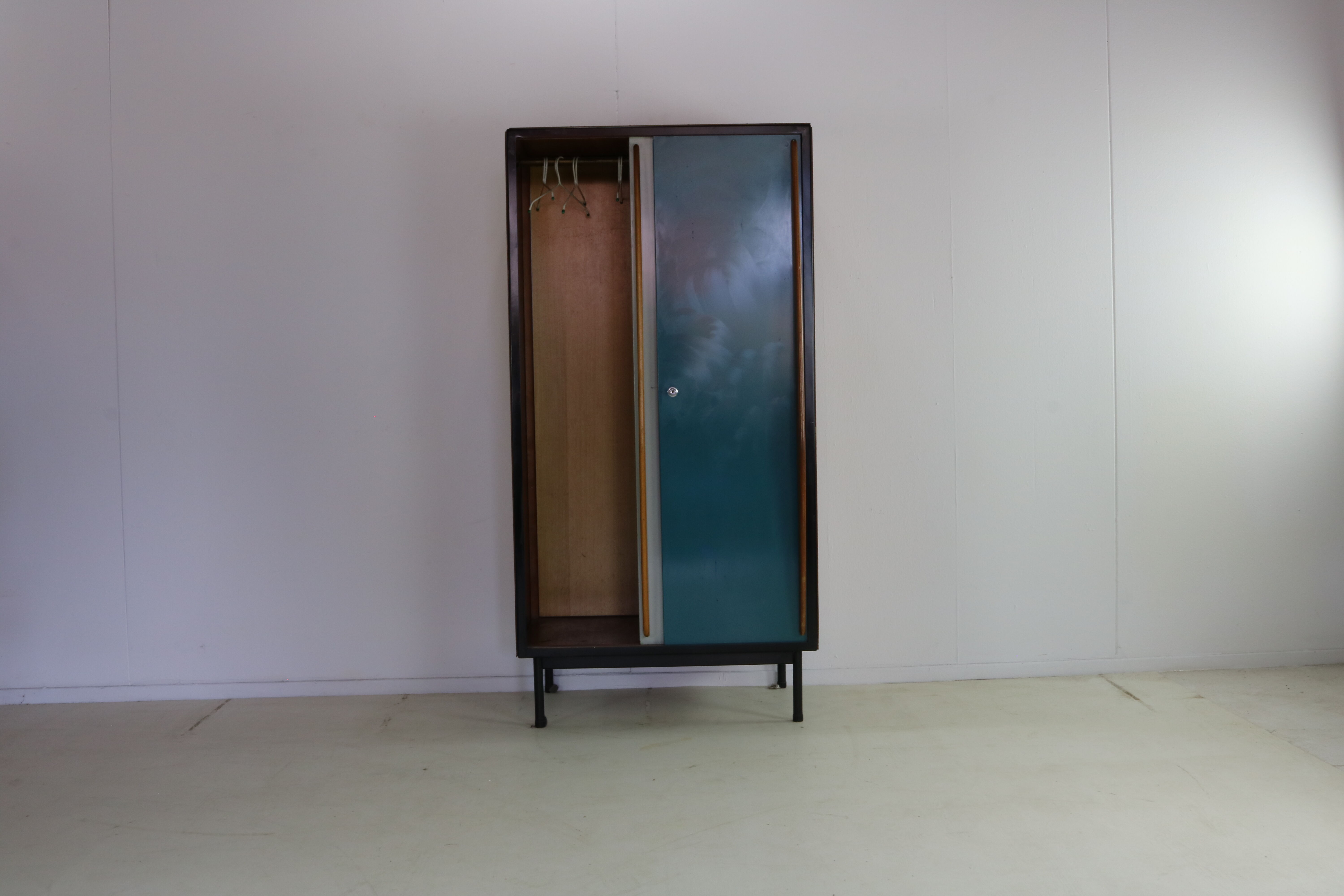 Wardrobe cabinet designed by Willy van der Meeren for Tubax Belgium