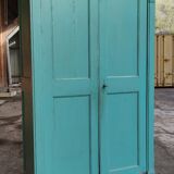Armoire deux portes ancienne patiné