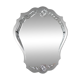 Beveled and chiseled mirror glass, art deco, 50s/60s