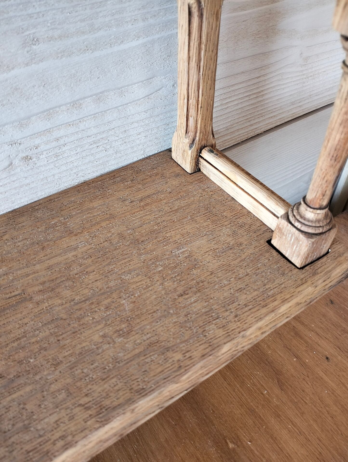 Wooden wall shelf