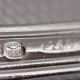 Sfam model Filet, 12 long cake forks, 16 cm, in silver-plated metal.