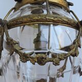 Lantern suspension of gilded bronze vestibule of the period of the XX th century