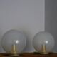 Murano glass table lamps by Ornella Noorda for Venini, 1970s.