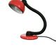 Klaus Hempel V3925/01 red desk lamp for Hustadt Leuchten, Germany 1970s
