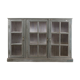 Vintage wooden showcase library