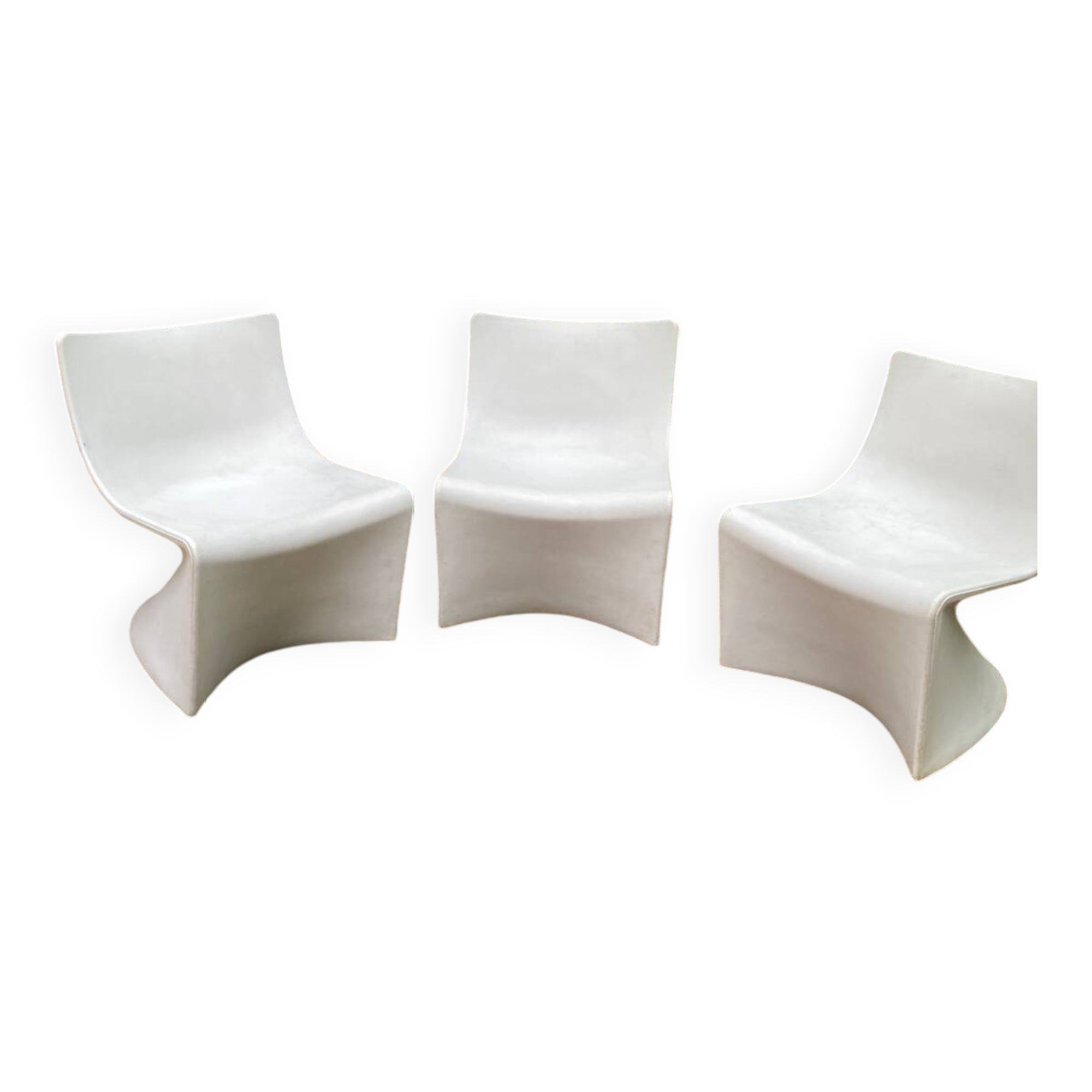 3 Space armchairs by Pinaffo and Scagnellato