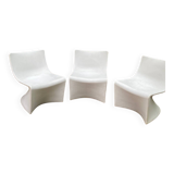 3 Space armchairs by Pinaffo and Scagnellato