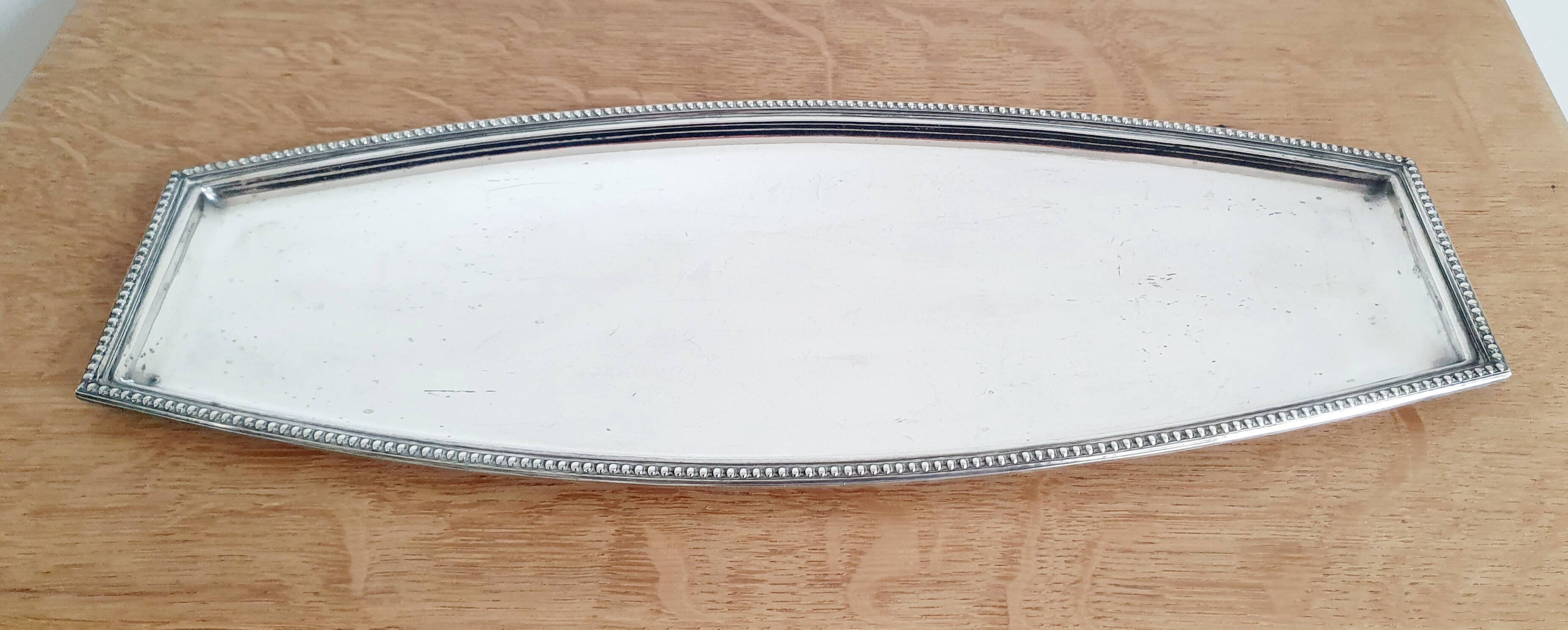 Silver and crystal liquor service