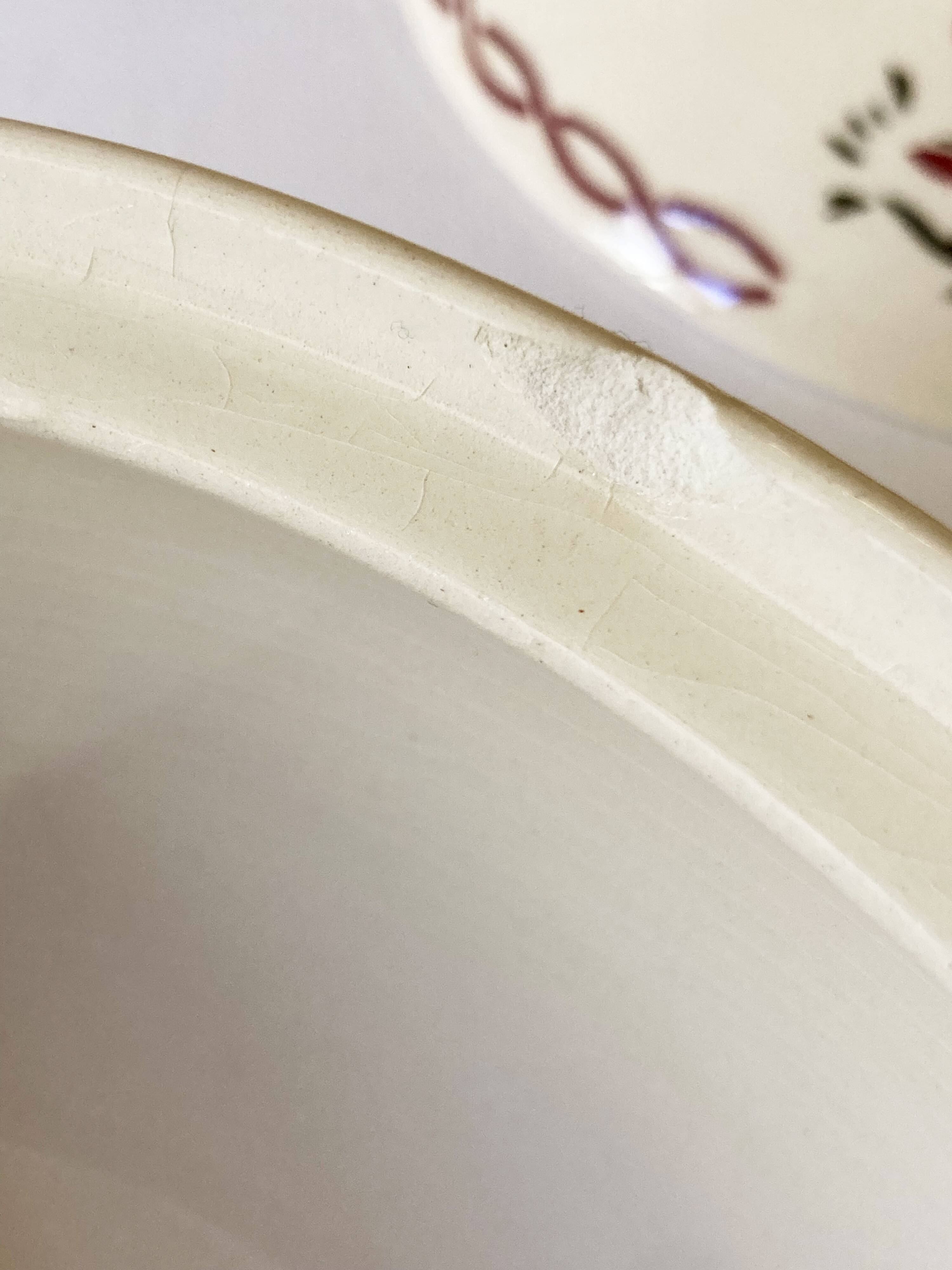 Soup tureen/vegetable dish, Germaine model, Badonviller