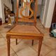 4 chaises lyre Louis XVl cannées