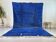 Tapis marocain bleu en laine 200cmx300cm