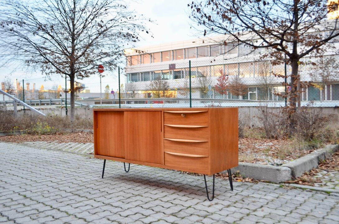 German Mid-Century Walnut Sideboard from A.M.T.