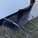 Paire de fauteuils en acier tubulaire