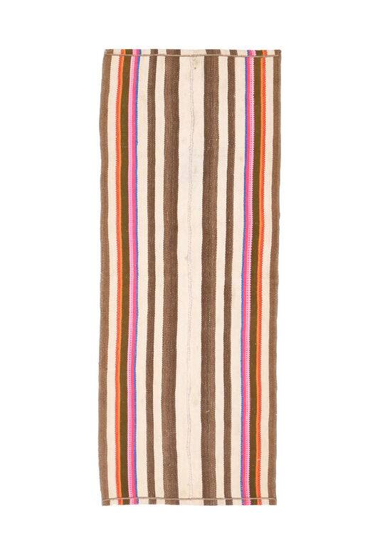 Vintage striped kilim hallway rug 60 x 182 cm