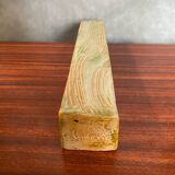 Ancien vase ludovic dagon céramique vert & beige forme design vintage
